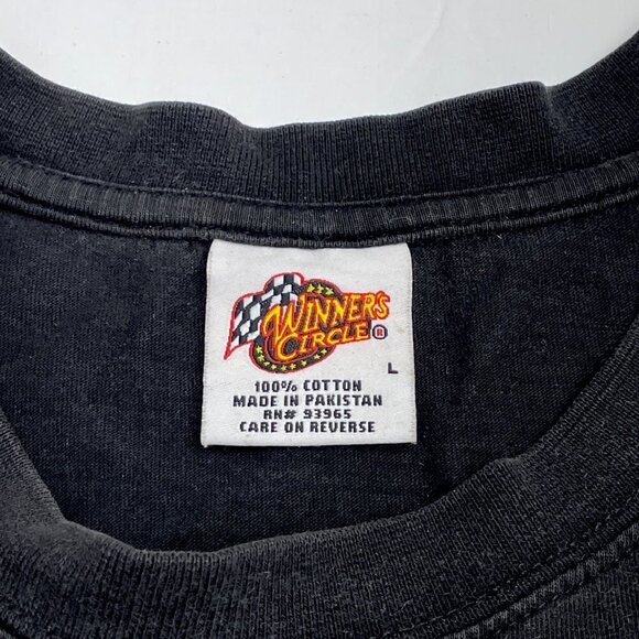 Vintage Dale Earnhardt #3 Winner's Circle Black and Red Long Sleeve Tee Large - Picture 7 of 8